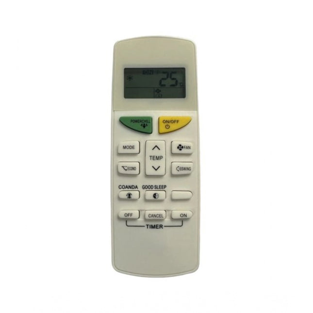 Rosolly AC Remote No. 132F Compatible-Replacement for Daikin - Daikin Inverter AC Remote Control (White)