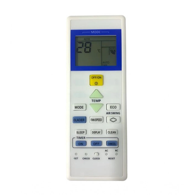 Rosolly AC Remote No. 157D Compatible-Replacement for Sanyo AC Remote Control (White)