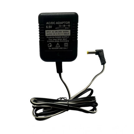 Rosolly 6.5V 500mA DC Power Adapter Power Supply AC Input 200-240 V for Toys- Cordless Phones- FM Radio- Other Electronic - IT Gadgets (Black)