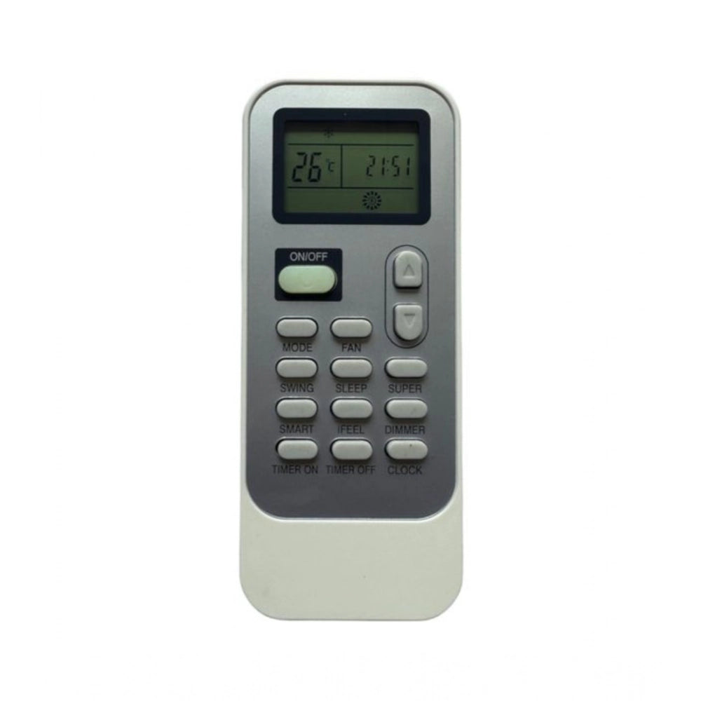 Rosolly AC Remote No.134 No Backlight Llyod AC Remote Control (White)