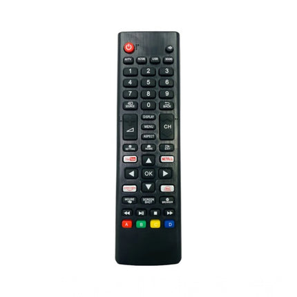 Rosolly Smart TV Remote No.1209 Crown Smart TV LCD LED Remote Control (Black)