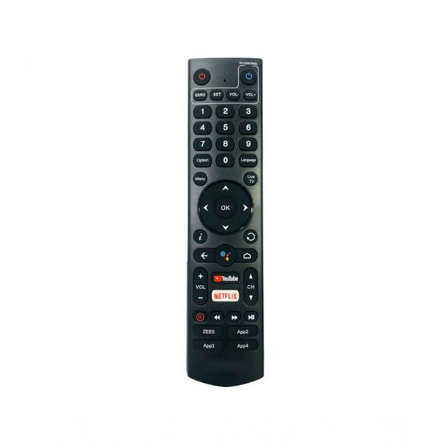Rosolly Smart TV Remote No.1194 with Voice Hathway Smart TV LCD LED Remote Control (Black)