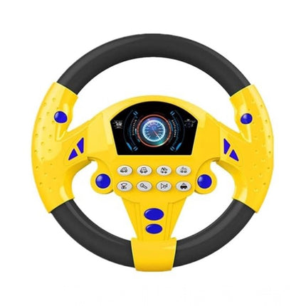 Rosolly Plastic Steering Wheel Driving Controller Toy (Multicolor)