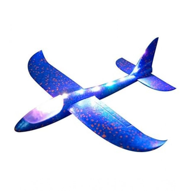 Rosolly Plastic 3D Throw Foam Plane Aeroplane Gliders, Flying AircraftÂ Pack Of 1 (Multicolor )