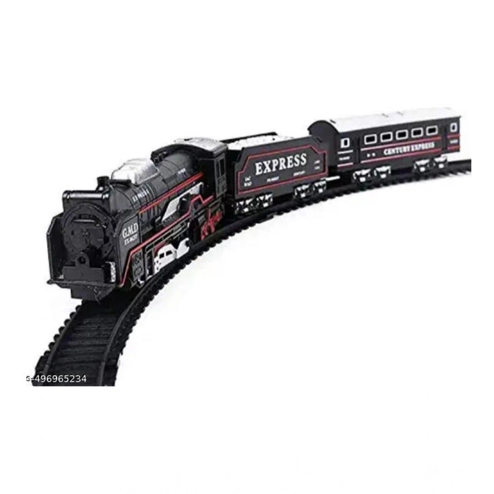 Rosolly Plastic Amazing Musical Classic Toy Train 13Pcs Toy Set (Multicolor)
