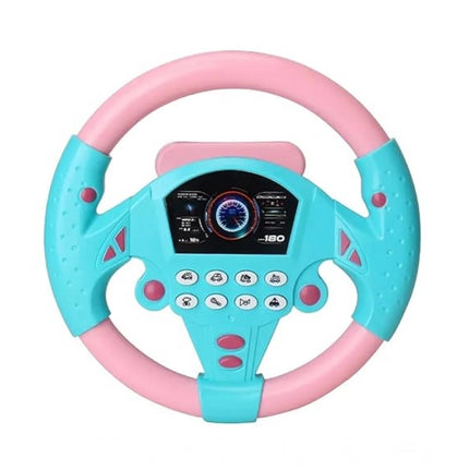 Rosolly Plastic Steering Wheel Driving Controller Toy (Multicolor)