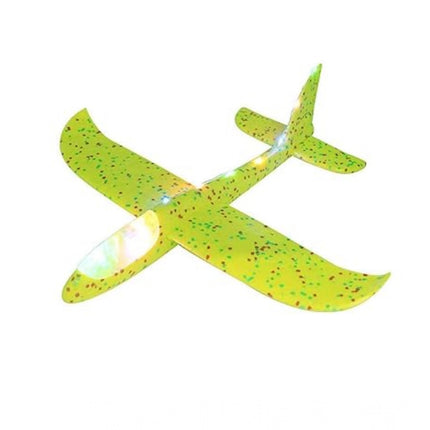 Rosolly Plastic 3D Throw Foam Plane Aeroplane Gliders, Flying AircraftÂ Pack Of 1 (Multicolor )