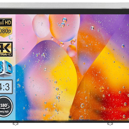 Rosolly Universal Wall Type No Autolock Pull Down Projector Screen, 4:3 Picture Aspect Ratio 8x6