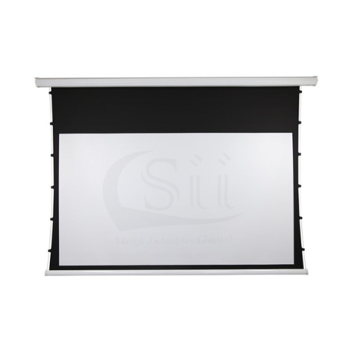 Rosolly Tabtensioned projector screen 133Inch diagonal in 16:09 aspect ratio, UltraHD/4K tech support